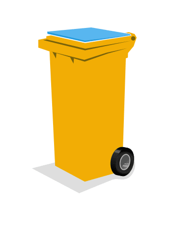 FJL Waste Services 120 litre Waste Bin